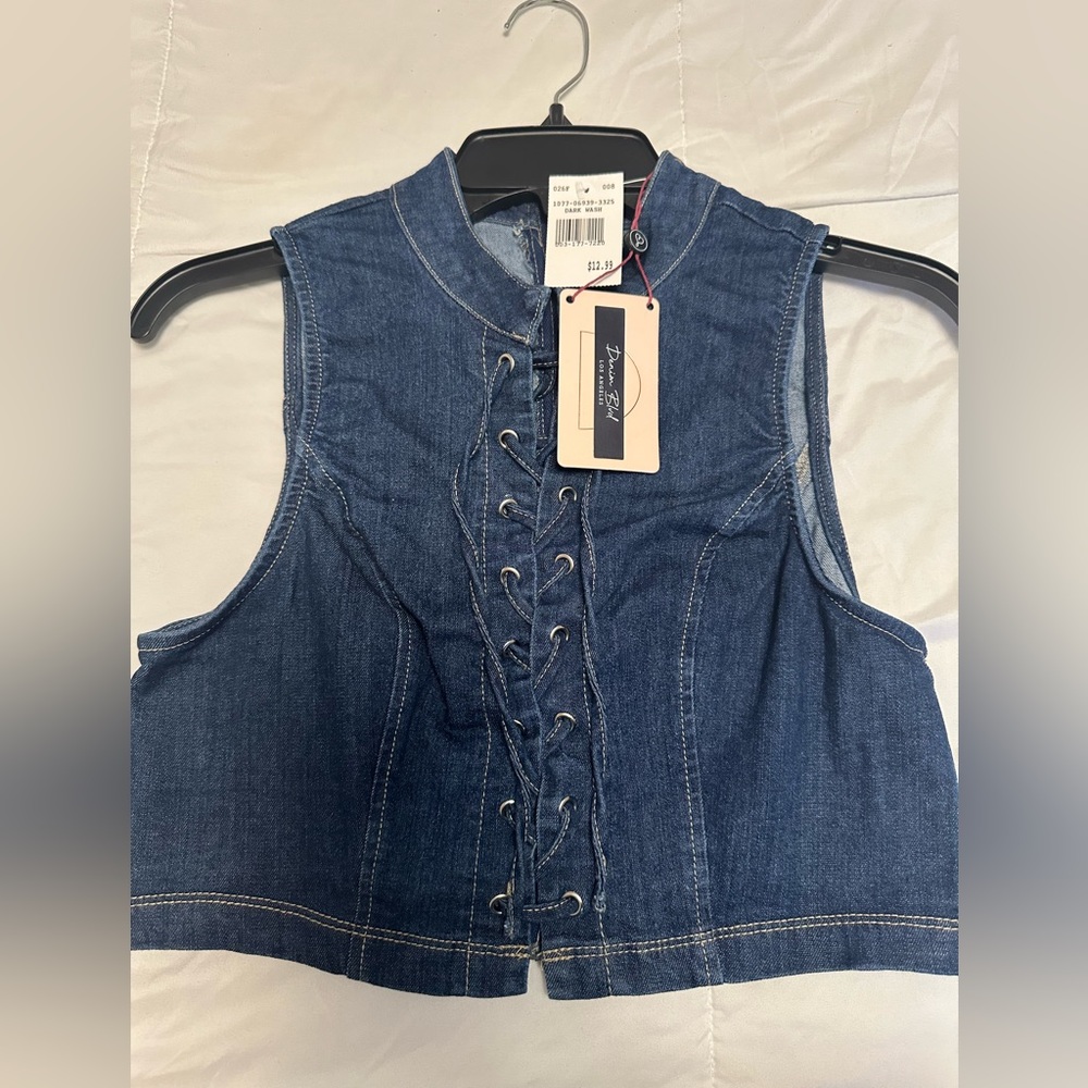 Jean jacket vest small